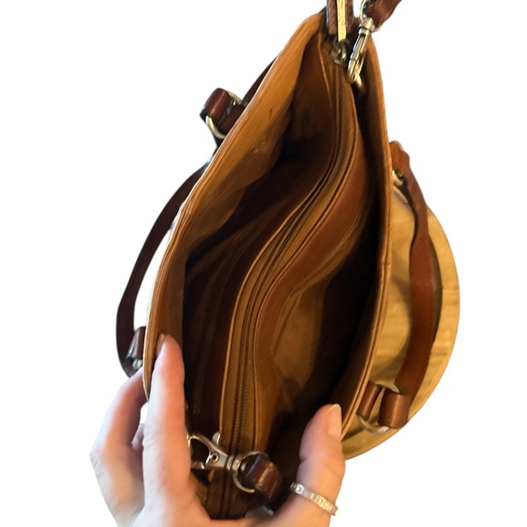 Fossil vintage Tan Leather bag 954 - Picture 7 of 7